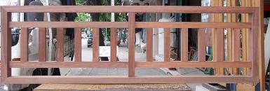 บังตาภายนอกไม้เต็งแดง สูงวัดภายนอก 50ซม.ยาว 165ซม.ความยาวตามขนาดที่ลูกค้าต้องการใช้ บังตาภายนอกไม้เต็งแดง สูงวัดภายนอก 50ซม.ยาว 165ซม.ความยาวตามขนาดที่ลูกค้าต้องการใช้